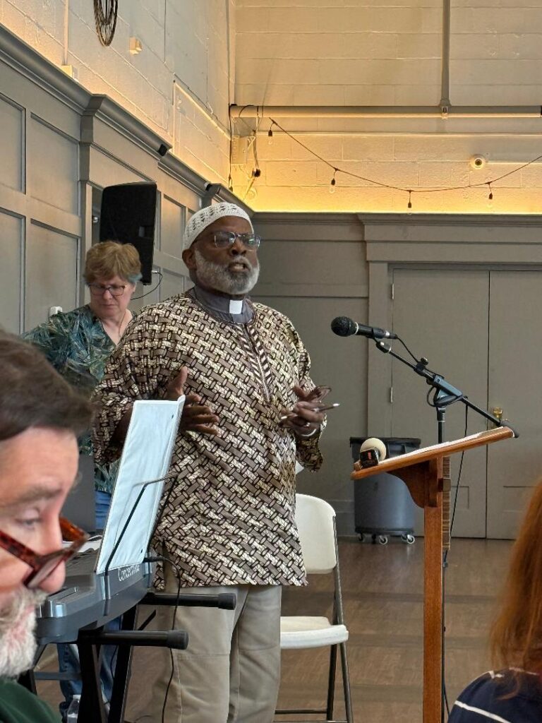 Deacon Tim as spiritual advisor.
